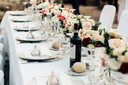 Wedding reception table 7